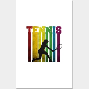 tennis vintage women gift Posters and Art